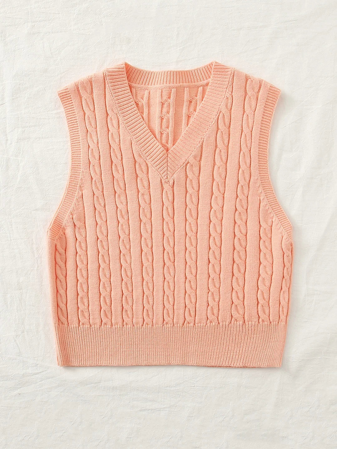 Wongn Wongn Sweaters Women's Knitted Vest Jumper V-Neck Vest Sweater Sleeveless Top Women