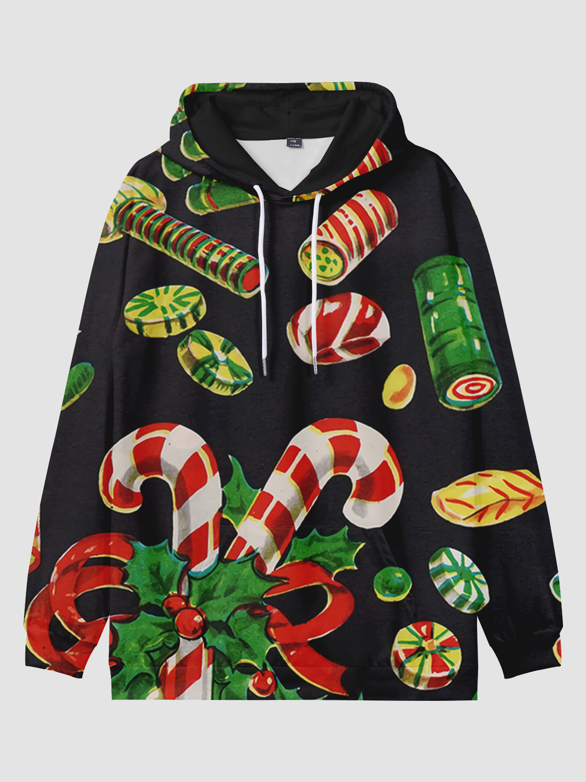 Men's Plus Size Christmas Creative Pattern Hoodies PLUSCLOTHESMAN