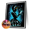 Diamond Painting -DIY Round Drill Silhouette Cartoon(60*50 CM)