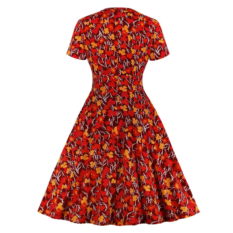 Women's New Fall Christmas Print Dress