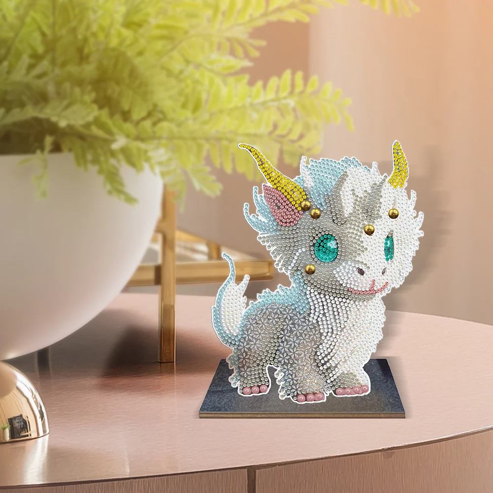Dragon DIY Diamonds Painting Ornaments Kids Gift Diamond Mosaic Ornament(Single-sided)