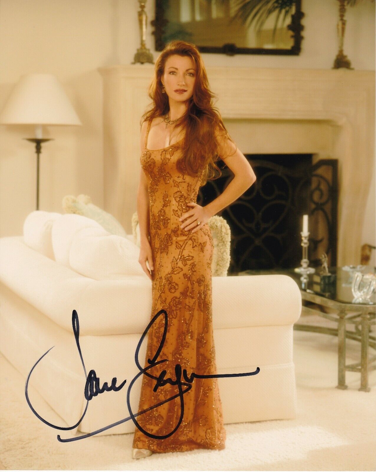 Jane Seymour Autographed 8x10 Photo Poster painting with CoA