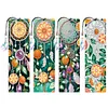 4Pcs DIY Diamond Bookmark Art Projects Irregular Shaped Diamonds Diamond Painting Art Bookmarks for DIY Making Beginners Adult Art Craft Supplies