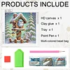 Diamond Painting - Partial Special Shaped Drill - Winter Birdhouse(Canvas|30*30cm)