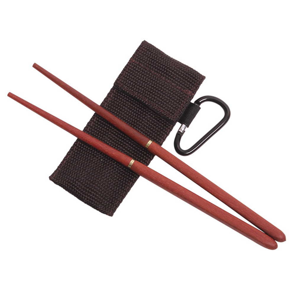 

Mahogany Folding Chopsticks Outdoor Camp Picnic Travel Portable Tableware, Coffee, 501 Original