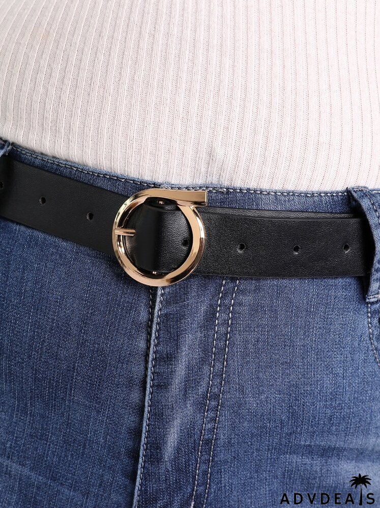 Gold Buckle Plus Size Belt