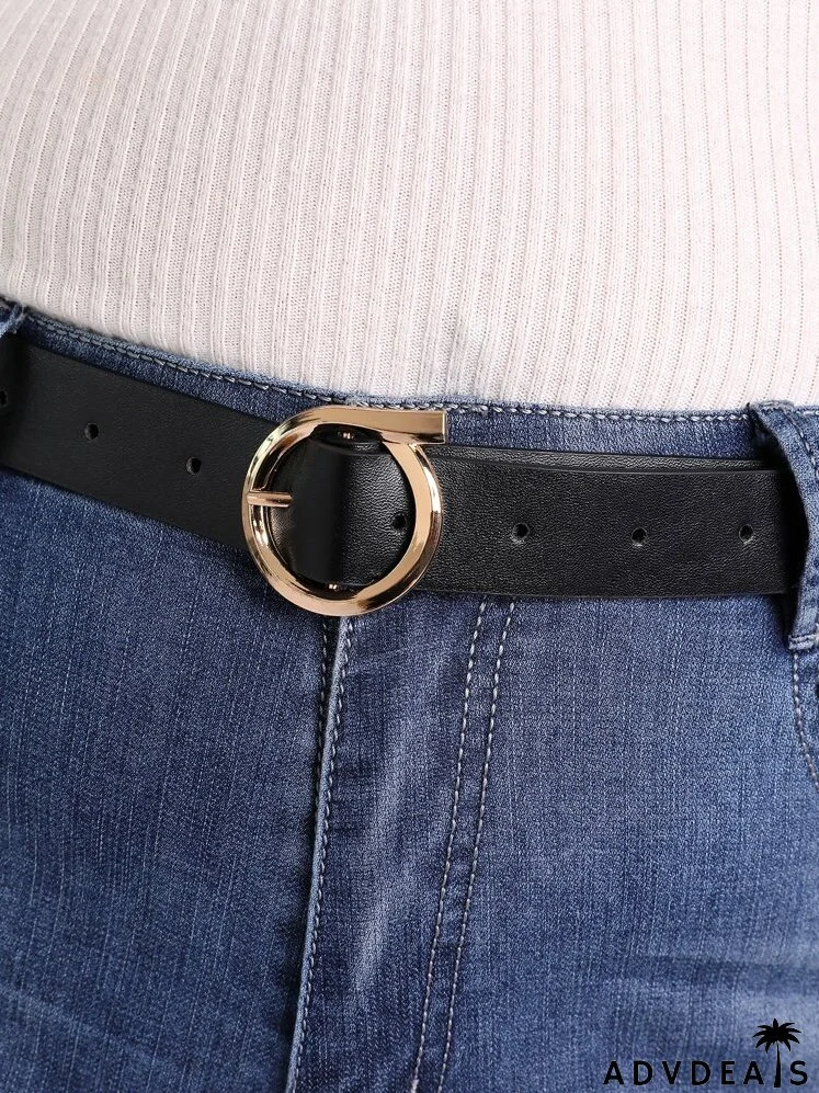 Gold Buckle Plus Size Belt
