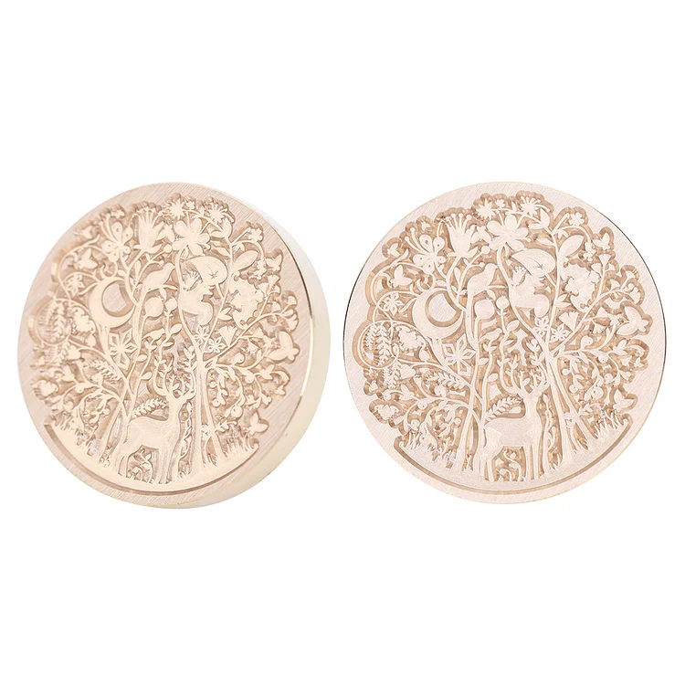 Diy Fire Lacquer Round Sealing Wax Stamp Head 30Mm gbfke