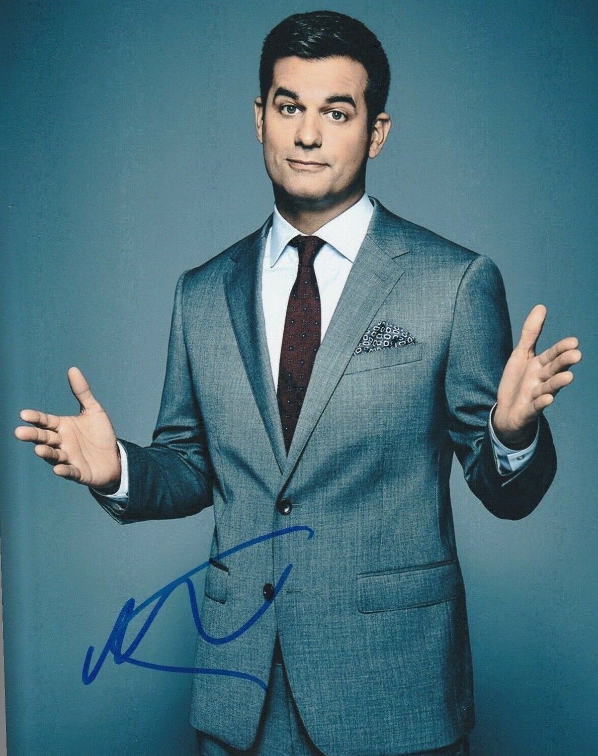 * MICHAEL KOSTA * signed 8x10 Photo Poster painting * THE DAILY SHOW WITH TREVOR NOAH * 3