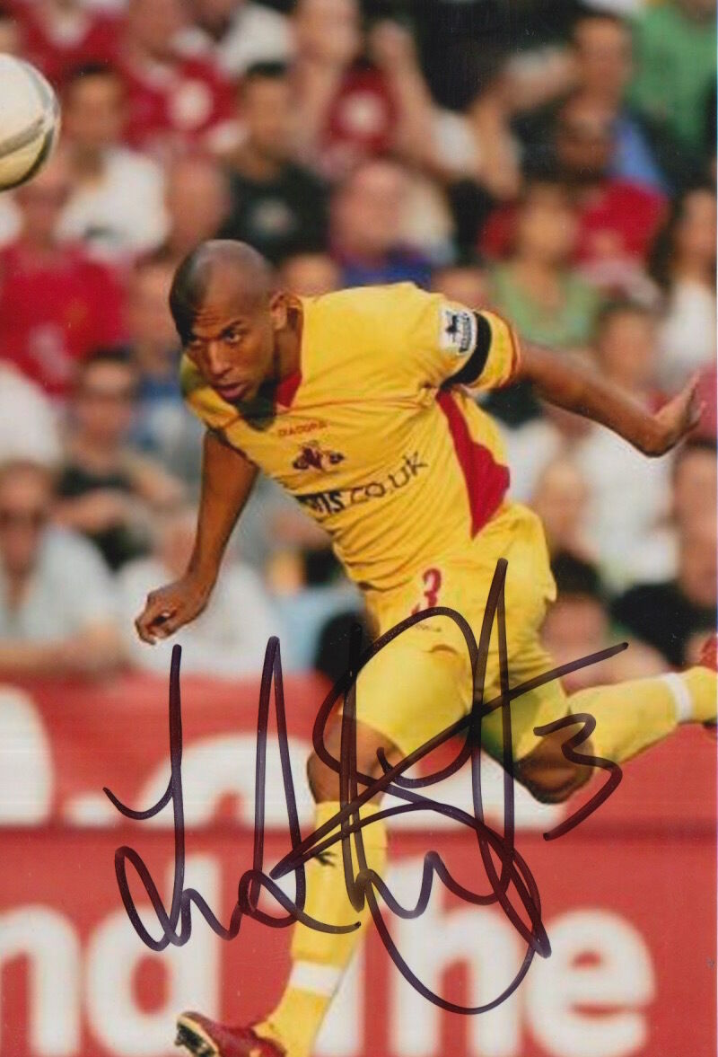 WATFORD HAND SIGNED JORDAN STEWART 6X4 Photo Poster painting.