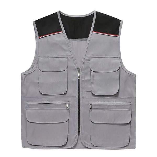 Men's Reflective Workwear Zip Vest 79567997X