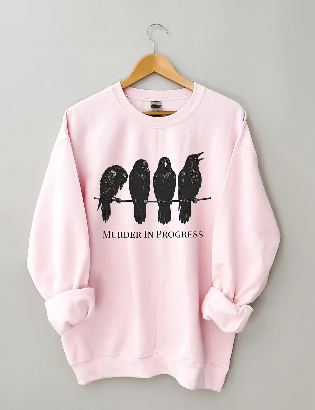 Halloween Funny Crow Sweatshirt