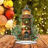 Weihnachtsleuchtturm - 5d DIY Basteln Ornament