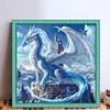 Dragon-11CT/14CT Stamped Cross Stitch 45*45cm tapestrymarket