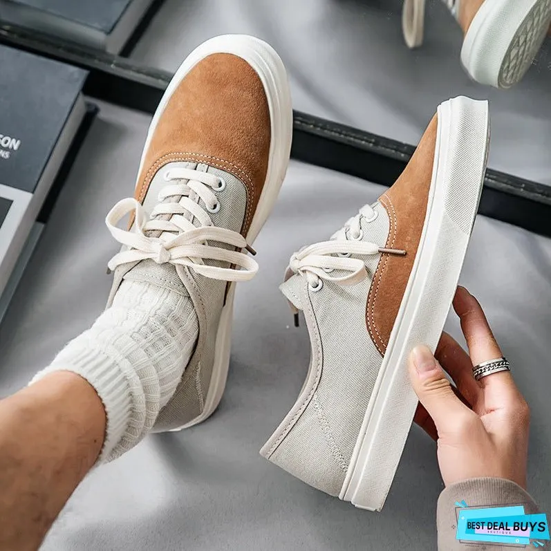 Comfortable Men's Matching Versatile Korean Canvas Shoes