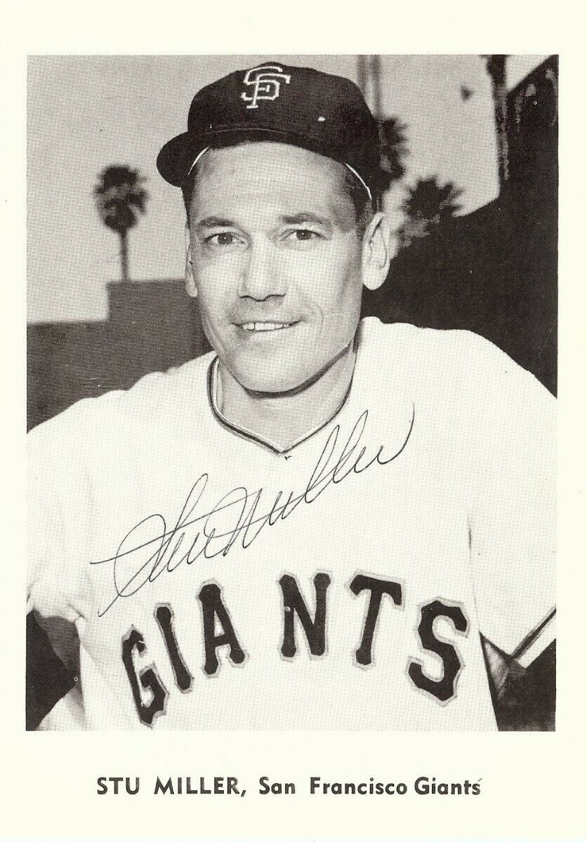 Stu Miller Signed Autographed 5X7 Photo Poster painting Jay Publishing SF Giants COA