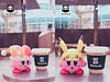 Small & Big Scale Beam & Pikachu Cosplay Kirby - Kirby Pokemon Resin Statue - Akuma Studio