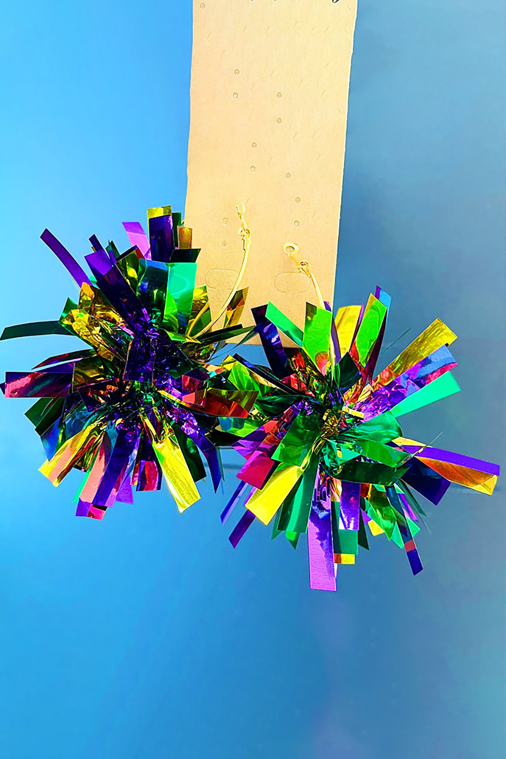 Festival Sparkling Firework Ball Earrings