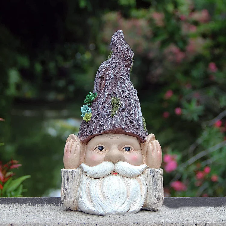 Wisdom Gnome Garden Statue Garden Decoration Resin Accessories