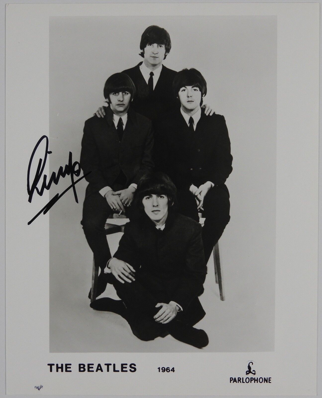 Ringo Starr Beatles Signed Autograph JSA COA 8 x 10 Photo Poster painting