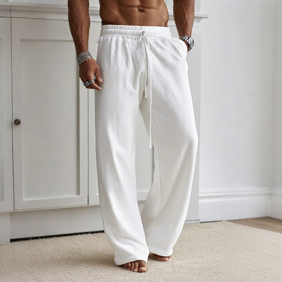 Men's Versatile Casual Loose-fitting Comfortable Sweatpants For Home And Outings-inspireuse