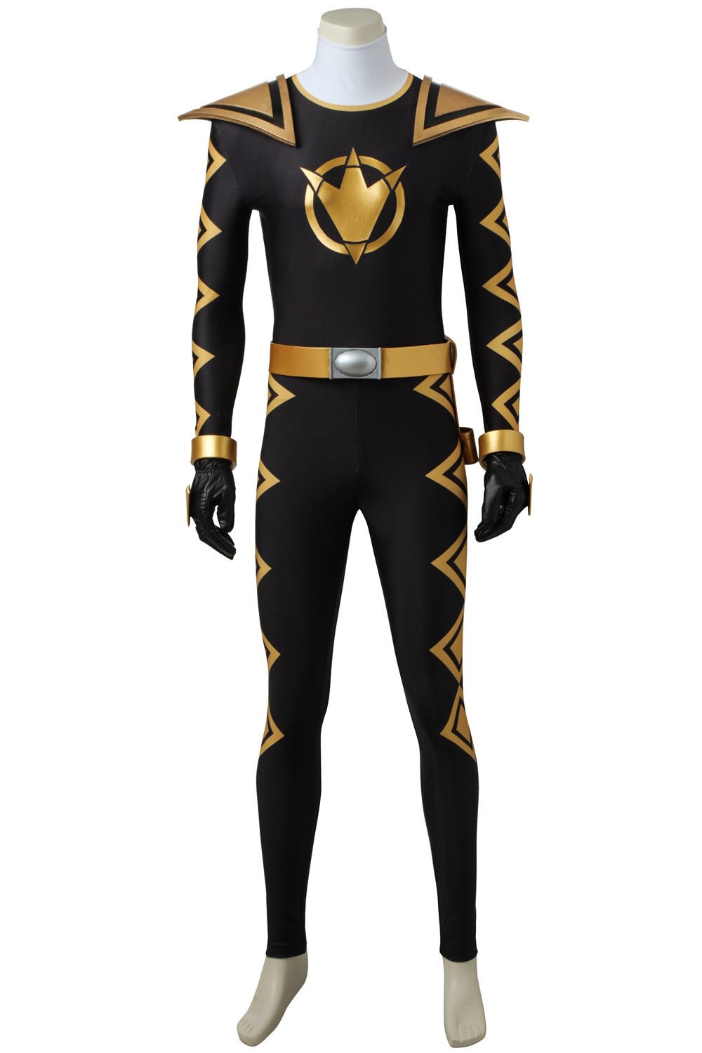 Power Rangers Dino Thunder Black Ranger Tommy Oliver Cosplay Costume