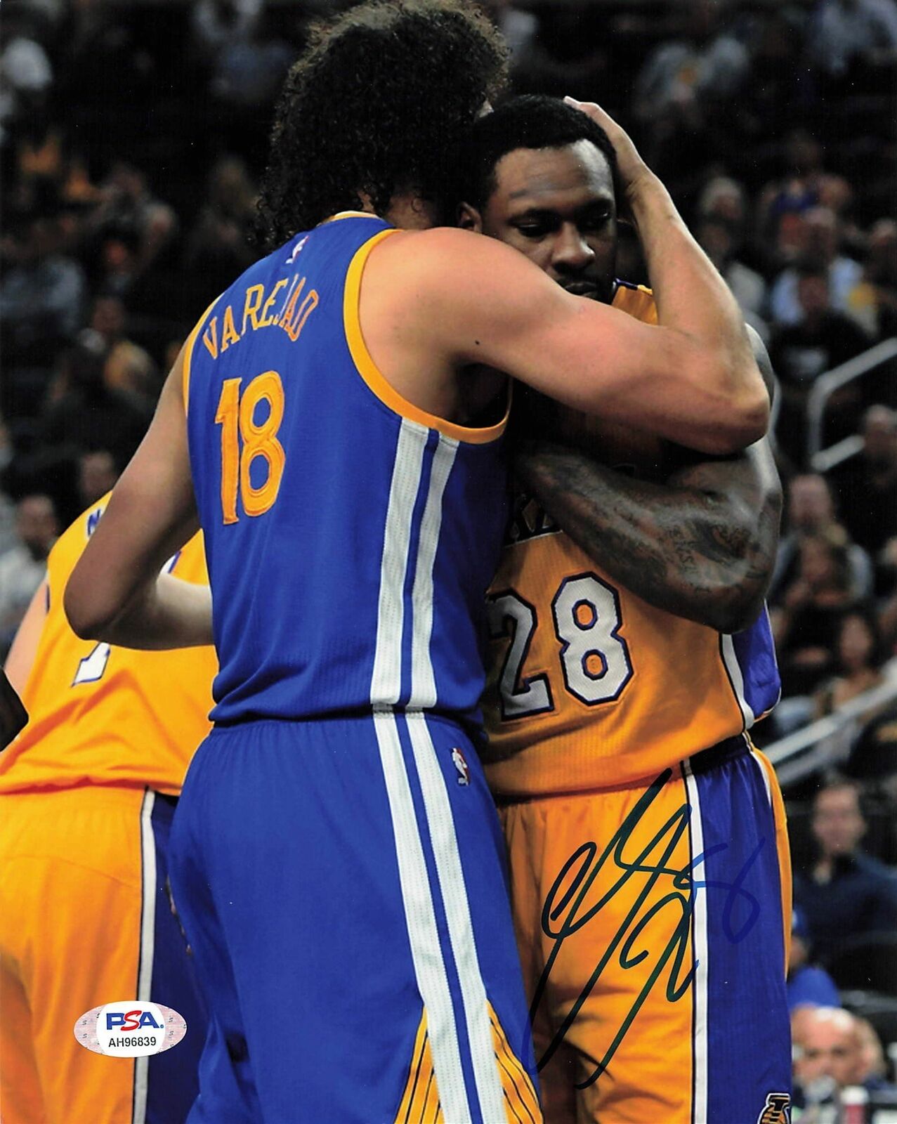 TARIK BLACK signed 8x10 Photo Poster painting PSA/DNA Los Angeles Lakers Autographed