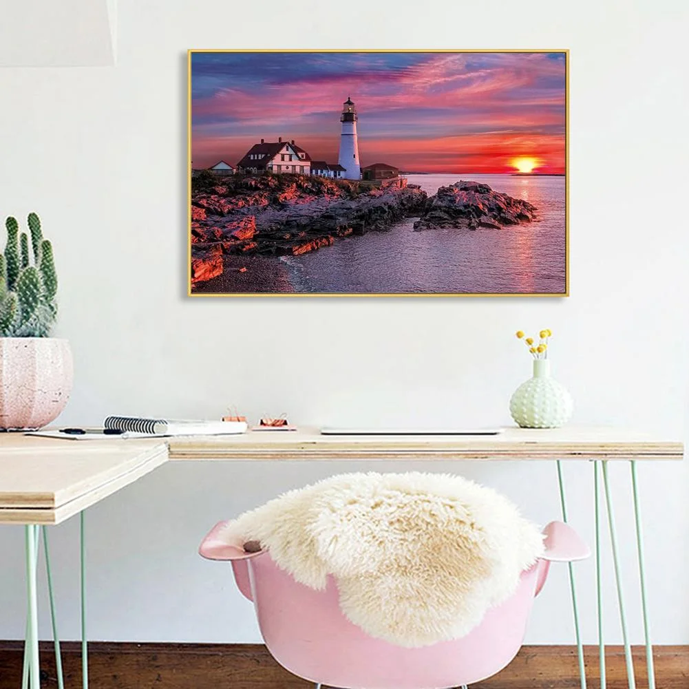 Diamond Painting - Full Square Drill - Lighthouse(40*50cm)