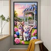 Diamond Painting - Full Round Drill - Two Cats(Canvas|40*70cm)