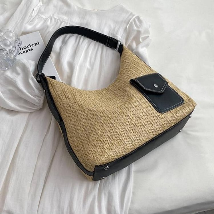 Large Capacity Niche Commuter One-Shoulder Tote Female Bag 