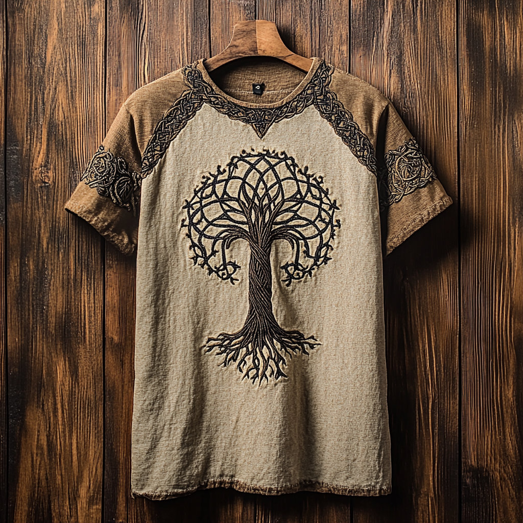 Men's Viking Nordic Life Of Tree Art T-Shirt / Rvogue / Rvogue