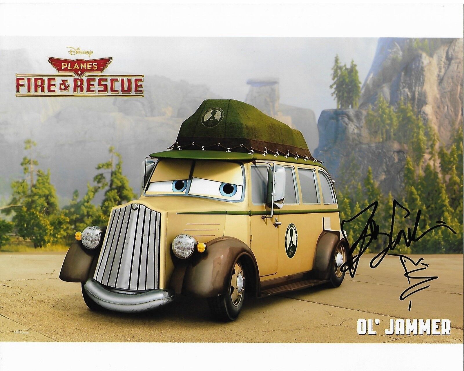 BARRY CORBIN PLANES FIRE & RESCUE AUTOGRAPHED Photo Poster painting SIGNED 8X10 #3 OL JAMMER