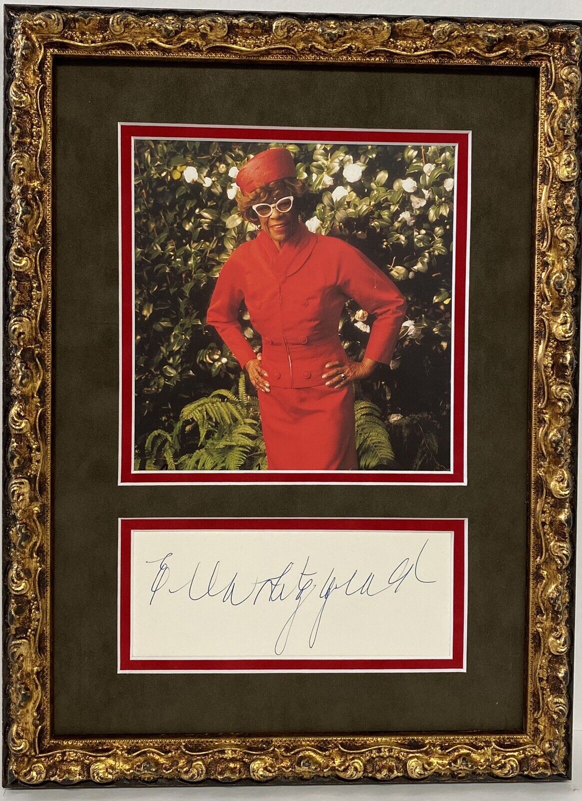 Ella Fitzgerald Autographed Signed Frame Photo Poster painting With Signature 10x14 RARE Jazz