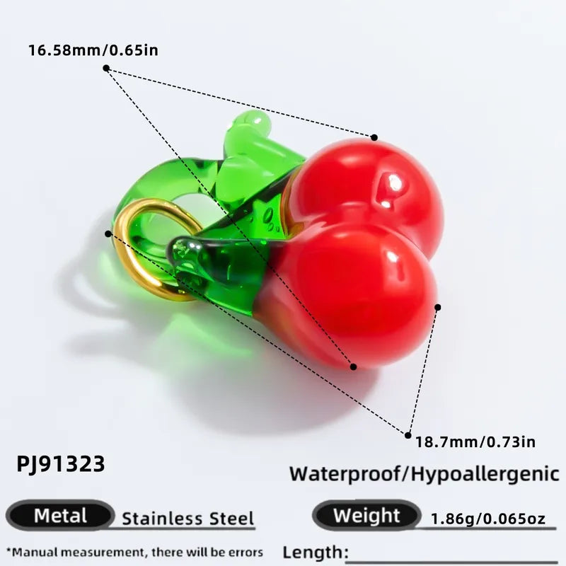 1 Piece 11.34*11.08mm 24.65*13.62mm 4.29*24.15mm 304 Stainless Steel Zircon 18K Gold Plated Tree Heart Shape Candy Jewelry Accessories Pendant