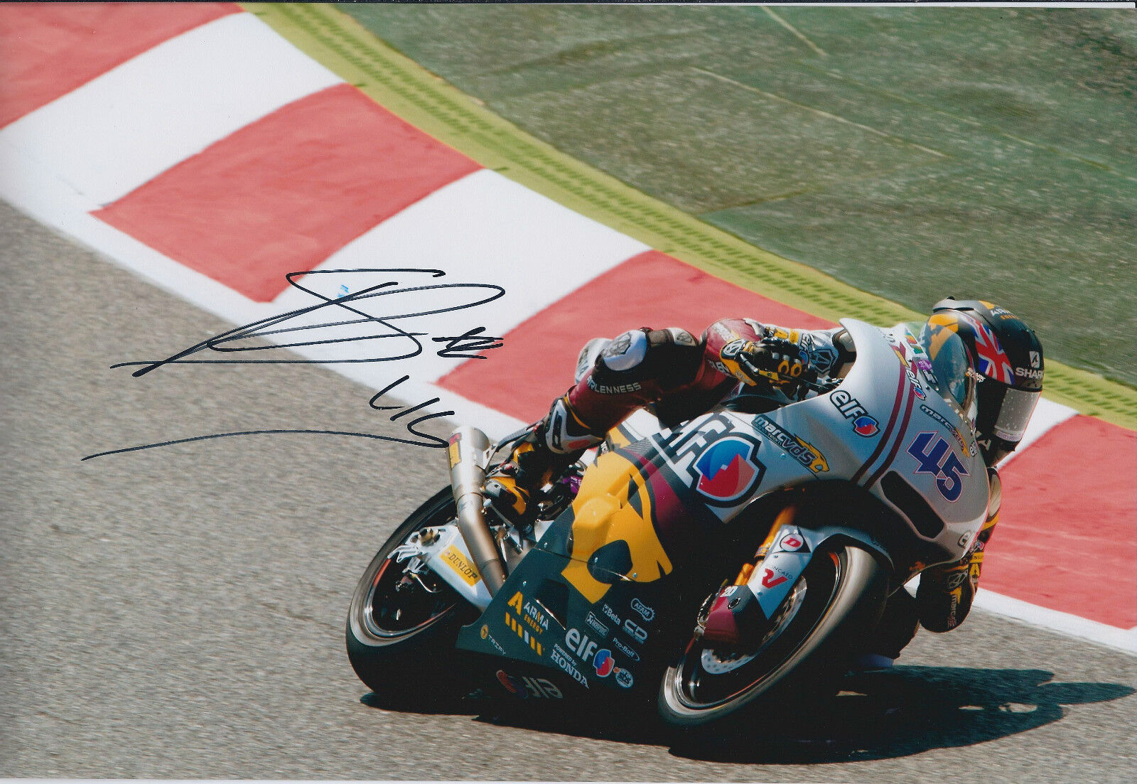 Scott REDDING SIGNED MOTOGP Photo Poster painting AFTAL COA Autograph HONDA Marc VDS Racing team