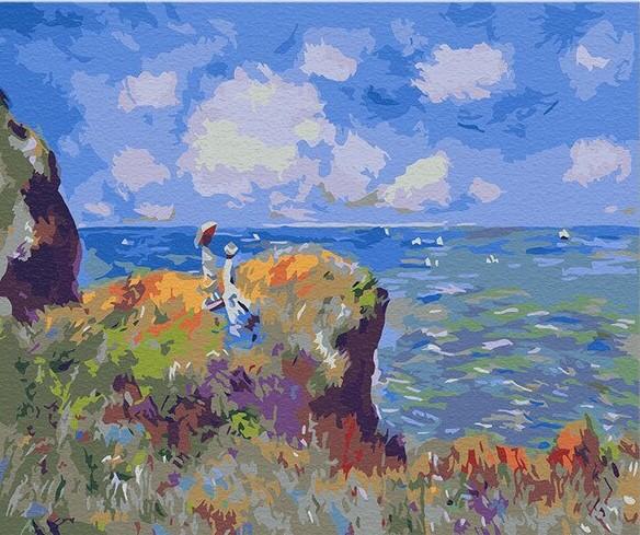 

On The Bluff At Pourville Claude Monet – Paint By Numbers - 40*50CM, 501 Original