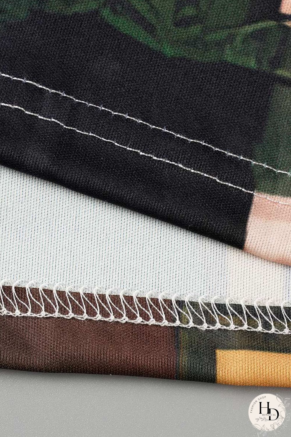 Blue Fashion Casual Street Print Patchwork Spaghetti Strap Loose Jumpsuits