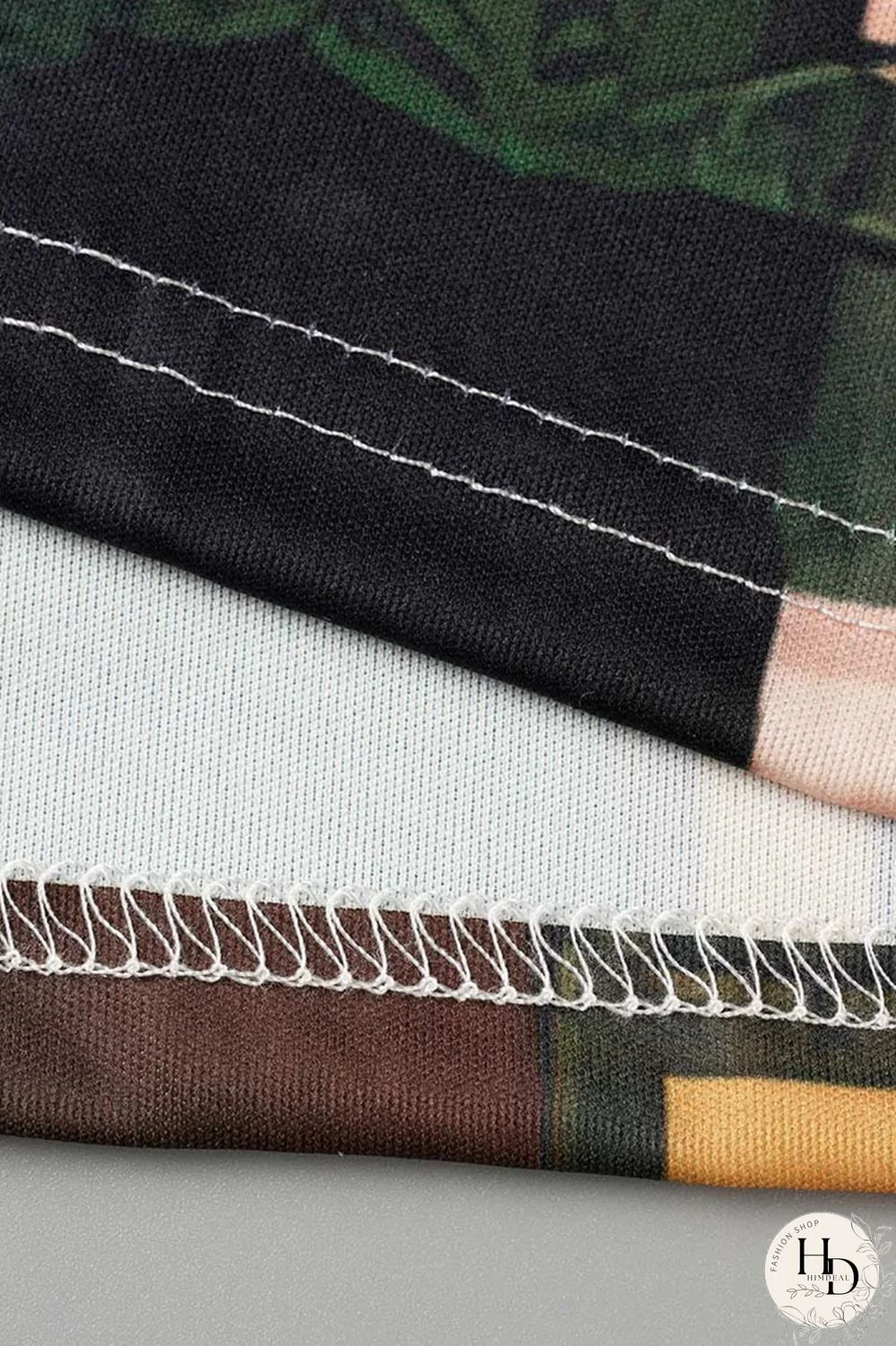 Blue Fashion Casual Street Print Patchwork Spaghetti Strap Loose Jumpsuits