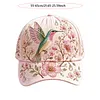 Garden Morning Baseball Cap with 55-65cm Adjustable Strap Adjustable Flowers Baseball Hat Lightweight Breathable Hats Unisex Gifts for Close People