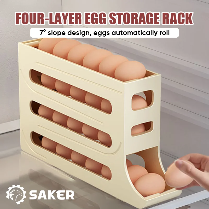 SAKER&reg; Four-Layer Egg Storage Rack