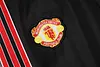 Joyfball 2025/2026 Manchester United Half-Pull Training Suit Black Retro version Football Shirt 1:1 Thai Quality