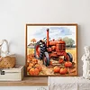 Diamond Painting-DIY Full Round Drill Pumpkin Car