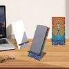 2-Pack Acrylic Peacock Diamond Art Phone Stand & Mirror Kit for Beginner Adult