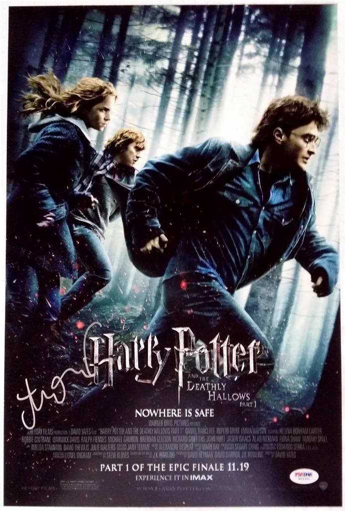 ALEXANDRE DESPLAT SIGNED HARRY POTTER AND THE DEATHLY HOLLOWS 1 12x18 Photo Poster painting PSA