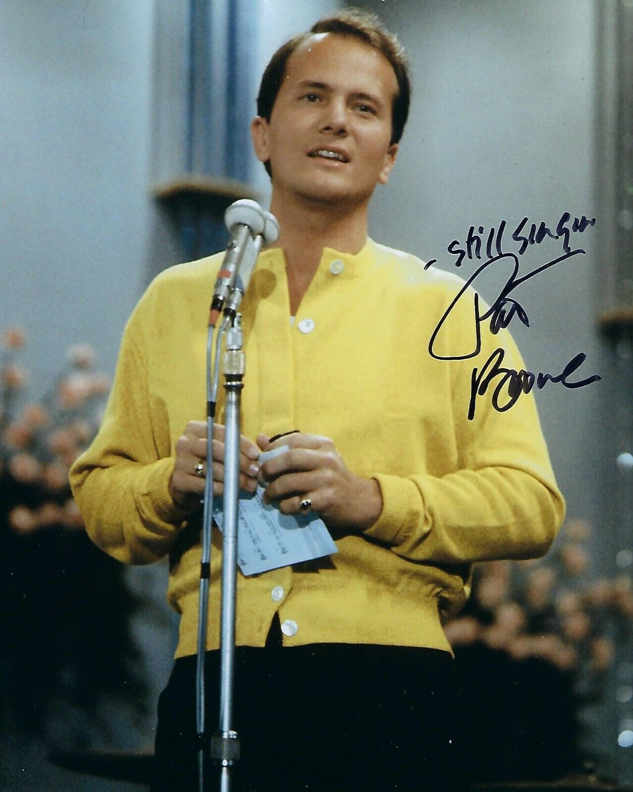 GFA The Chevy Showroom * PAT BOONE * Signed 8x10 Photo Poster painting P3 COA