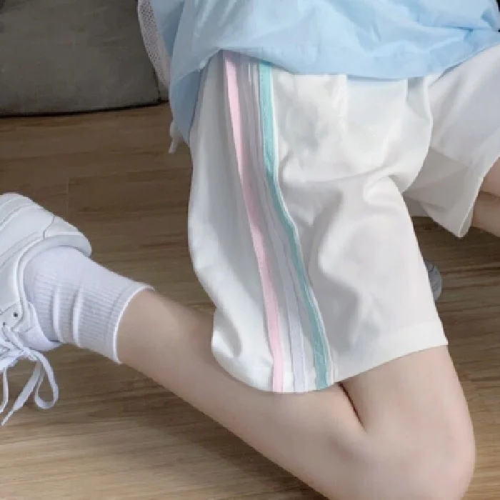 Brownm Brownm Cotton Super Fire Sports Shorts Female 2023 Summer Korean Version Of Students Loose And Thin Wide Foot Five Split Pants