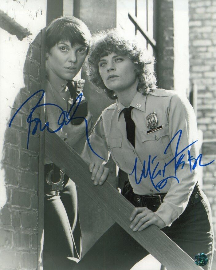 TYNE DALY & MEG FOSTER Autographed Original 8x10 Photo Poster painting LOA TTM