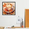 uk.everydayedeals Paint By Number - Oil Painting - Autumn Coffee(20*20cm)