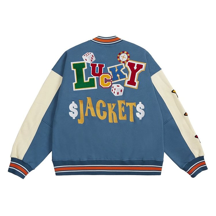 Poker Lucky Varsity Jacket