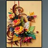 >SALE<Quilling paper painting 5D DIY Diamond Painting Kits Resin Full Round Home